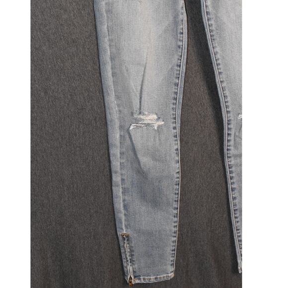 American Eagle Outfitters Jeggings Women's 6 Long Leggings Distressed Jeans - Picture 3 of 12